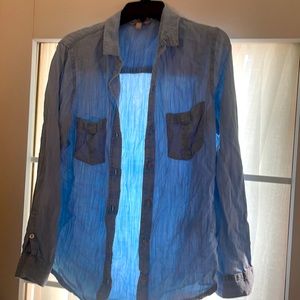 Blue jean shirt